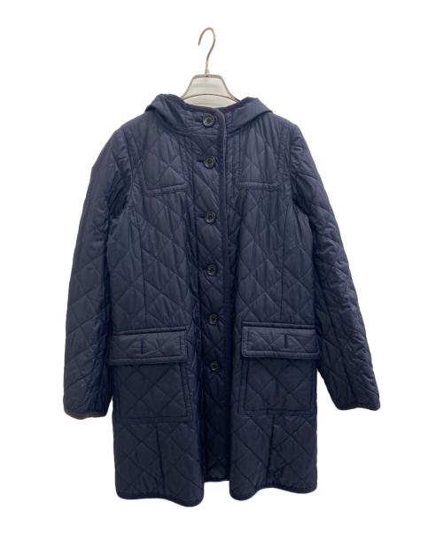 BLUE LABEL CRESTBRIDGE（ブルーレーベルクレストブリッジ）BLUE LABEL CRESTBRIDGE (ブルーレーベルクレストブリッジ) キルティングコート ネイビー サイズ:40の古着・服飾アイテム