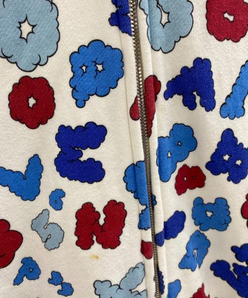 master-piece（マスターピース）master-piece (マスターピース) ジップパーカー ホワイト×ブルー サイズ:XLの古着・服飾アイテム