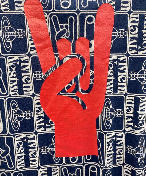 Vivienne Westwood（ヴィヴィアンウエストウッド）Vivienne Westwood (ヴィヴィアンウエストウッド) 半袖カットソー ネイビー サイズ:46の古着・服飾アイテム