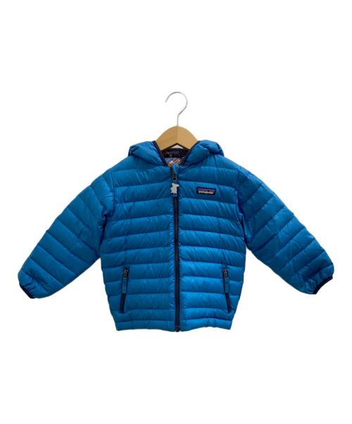 Patagonia（パタゴニア）Patagonia (パタゴニア) ダウンジャケット　キッズ ブルー サイズ:4Tの古着・服飾アイテム