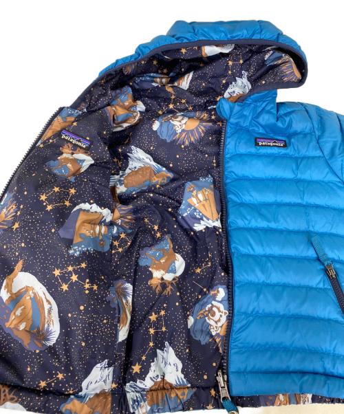 Patagonia（パタゴニア）Patagonia (パタゴニア) ダウンジャケット　キッズ ブルー サイズ:4Tの古着・服飾アイテム