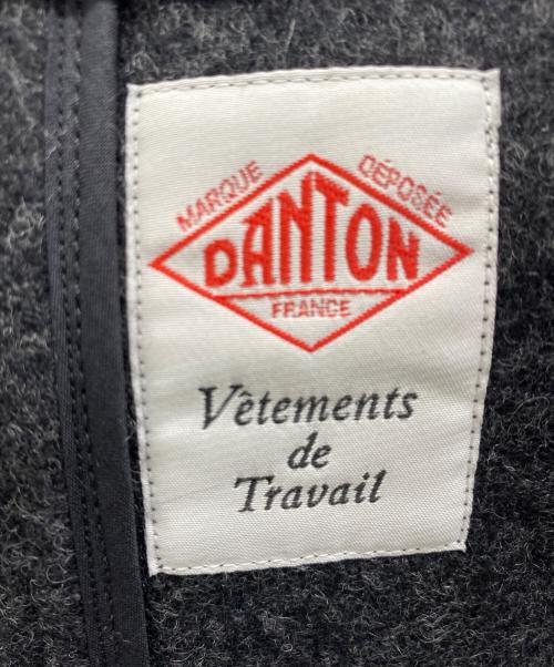 DANTON（ダントン）DANTON (ダントン) ウールモッサフードコート ブラック サイズ:34の古着・服飾アイテム