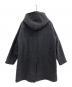 DANTON (ダントン) ウールモッサフードコート ブラック サイズ:34：6000円