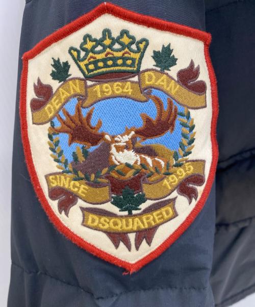 DSQUARED2（ディースクエアード）DSQUARED2 (ディースクエアード) ダウンジャケット ブラック サイズ:46の古着・服飾アイテム