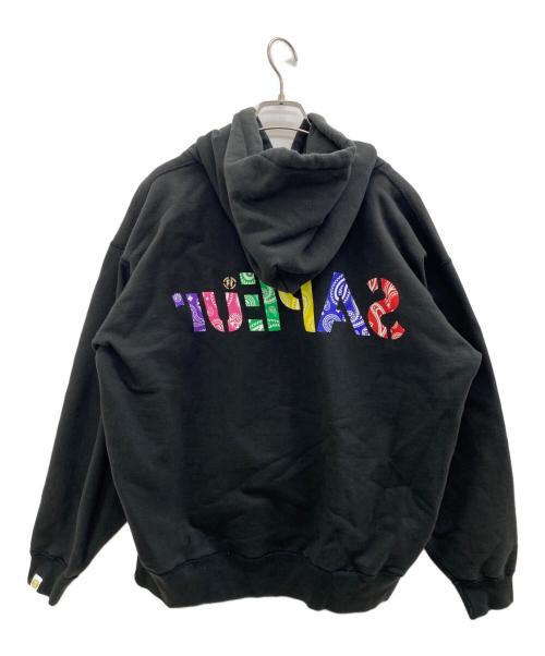 SAPEur（サプール）SAPEur (サプール) プルオーバーパーカー ブラック サイズ:XLの古着・服飾アイテム