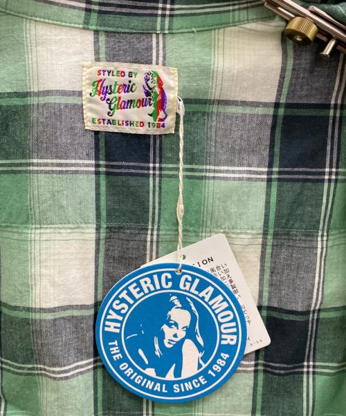 Hysteric Glamour（ヒステリックグラマー）Hysteric Glamour (ヒステリックグラマー) 長袖シャツ グリーン サイズ:Lの古着・服飾アイテム