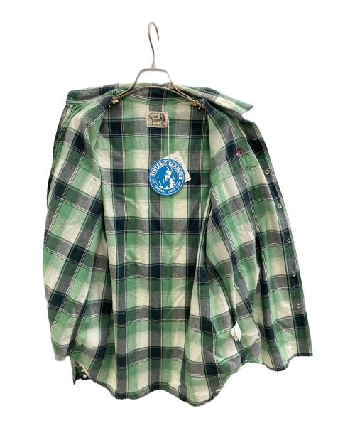 Hysteric Glamour（ヒステリックグラマー）Hysteric Glamour (ヒステリックグラマー) 長袖シャツ グリーン サイズ:Lの古着・服飾アイテム