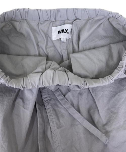 WAX（ワックス）WAX (ワックス) Wide easy shorts グレー サイズ:Lの古着・服飾アイテム