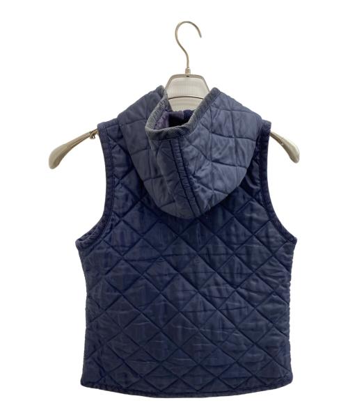 LAVENHAM（ラベンハム）LAVENHAM (ラベンハム) リバーシブルキルティングベスト ネイビー サイズ:36の古着・服飾アイテム