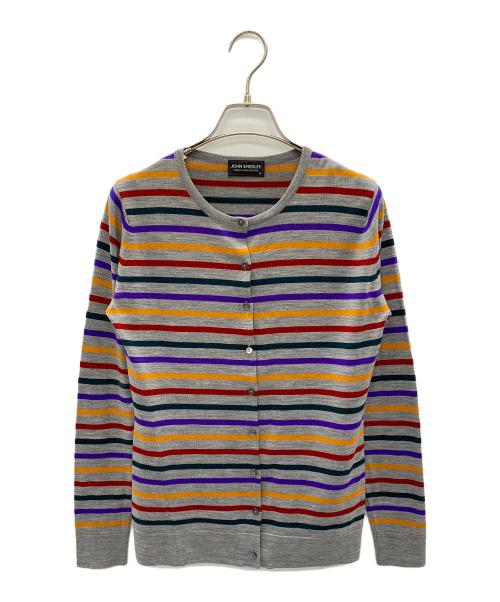 JOHN SMEDLEY（ジョンスメドレー）JOHN SMEDLEY (ジョンスメドレー) 薄手カーディガン グレー サイズ:Mの古着・服飾アイテム