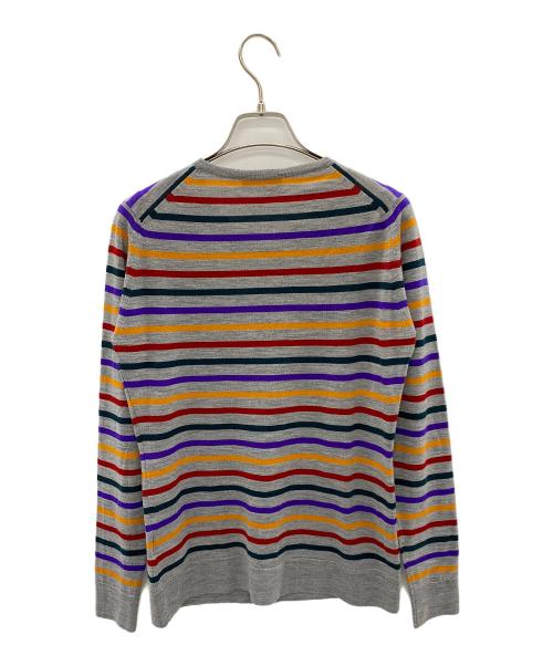 JOHN SMEDLEY（ジョンスメドレー）JOHN SMEDLEY (ジョンスメドレー) 薄手カーディガン グレー サイズ:Mの古着・服飾アイテム