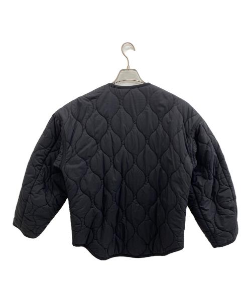 WILD THINGS（ワイルドシングス）WILD THINGS (ワイルドシングス) W'S NO COLLAR QUILTED JACKET ブラック サイズ:Sの古着・服飾アイテム