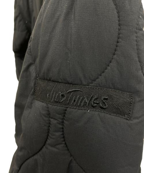 WILD THINGS（ワイルドシングス）WILD THINGS (ワイルドシングス) W'S NO COLLAR QUILTED JACKET ブラック サイズ:Sの古着・服飾アイテム