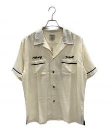 HOUSTON（ヒューストン）の古着「ボーリングシャツ」｜ベージュ