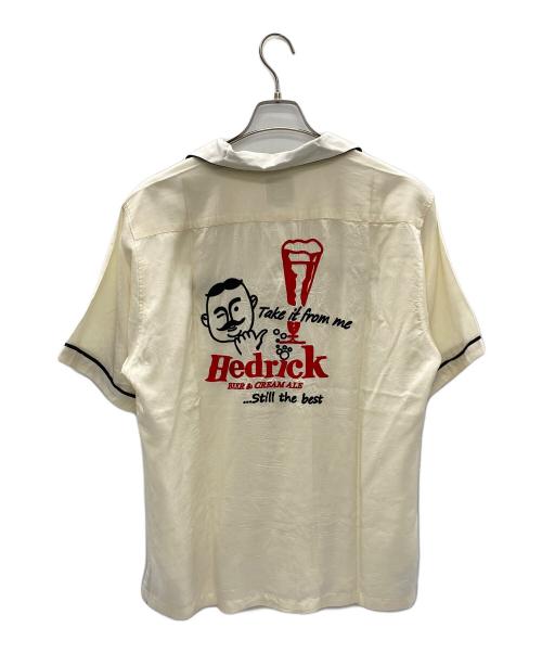 HOUSTON（ヒューストン）HOUSTON (ヒューストン) ボーリングシャツ ベージュ サイズ:XLの古着・服飾アイテム