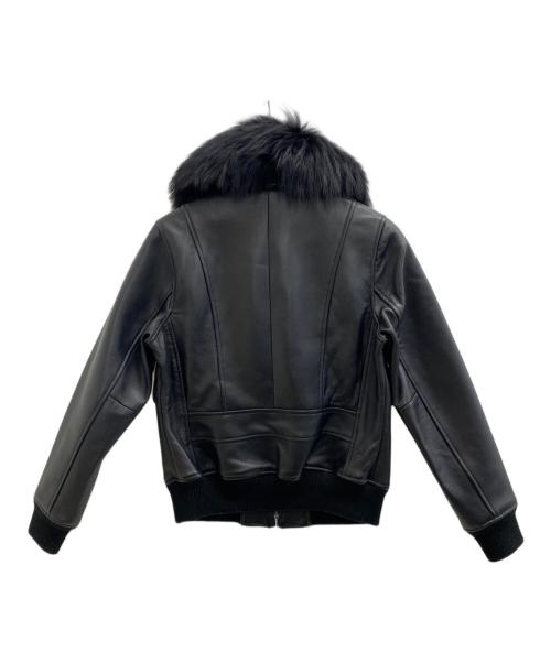 AVIREX（アヴィレックス）AVIREX (アヴィレックス) レザージャケット ブラック サイズ:Sの古着・服飾アイテム