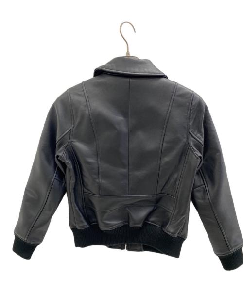 AVIREX（アヴィレックス）AVIREX (アヴィレックス) レザージャケット ブラック サイズ:Sの古着・服飾アイテム