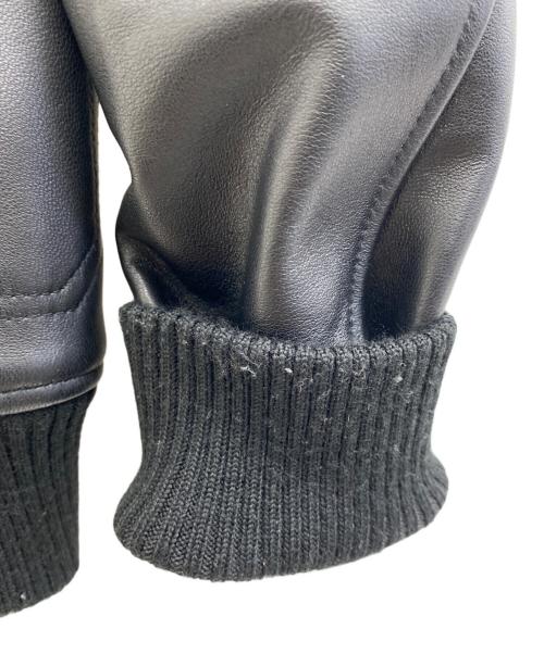 AVIREX（アヴィレックス）AVIREX (アヴィレックス) レザージャケット ブラック サイズ:Sの古着・服飾アイテム