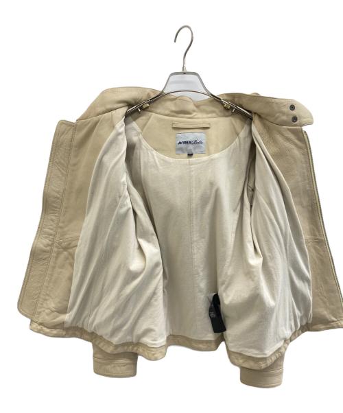 AVIREX（アヴィレックス）AVIREX (アヴィレックス) ジップジャケット ベージュ サイズ:Sの古着・服飾アイテム