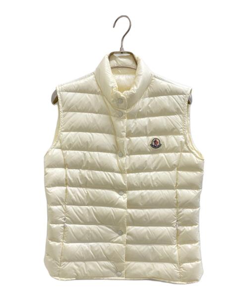 MONCLER（モンクレール）MONCLER (モンクレール) ダウンベスト アイボリー サイズ:1の古着・服飾アイテム