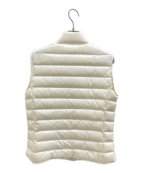 MONCLER（モンクレール）MONCLER (モンクレール) ダウンベスト アイボリー サイズ:1の古着・服飾アイテム