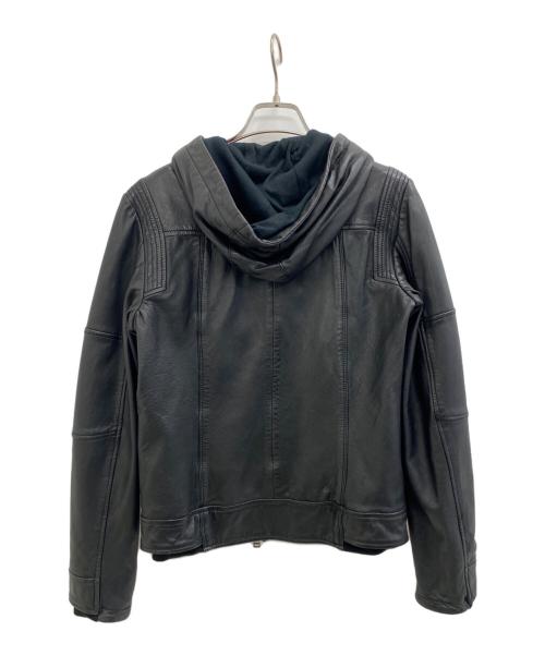 AVIREX（アヴィレックス）AVIREX (アヴィレックス) レザージャケット ブラック サイズ:Sの古着・服飾アイテム