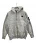 THE NORTH FACE（ザ ノース フェイス）の古着「Square Logo FullZip」｜グレー