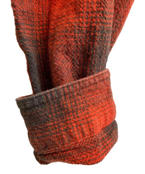 AVIREX（アヴィレックス）AVIREX (アヴィレックス) スラブ チェック ワークシャツ レッド サイズ:2XKの古着・服飾アイテム