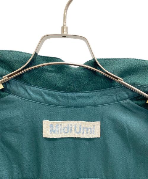 Midi-Umi（ミディウミ）Midi-Umi (ミディウミ) 長袖ワンピース グリーン サイズ:Fの古着・服飾アイテム