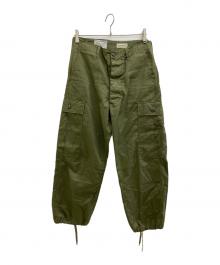 BEAMS BOY×BUZZ RICKSON'S（ビームスボーイ×バズリクソンズ）の古着「ポプリン アーミーパンツ」｜オリーブ