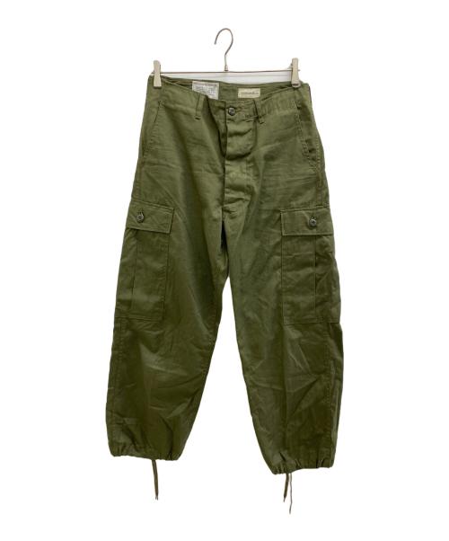 BEAMS BOY（ビームスボーイ）BEAMS BOY (ビームスボーイ) Buzz Rickson's (バズリクソンズ) ポプリン アーミーパンツ オリーブ サイズ:Mの古着・服飾アイテム