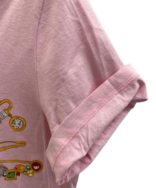 VERSACE（ヴェルサーチェ）VERSACE (ヴェルサーチェ) 半袖カットソー ピンク サイズ:38の古着・服飾アイテム