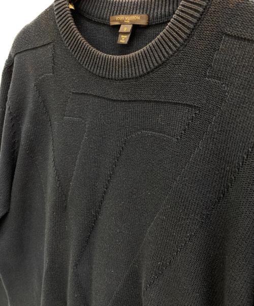 LOUIS VUITTON（ルイ ヴィトン）LOUIS VUITTON (ルイ ヴィトン) 薄手ニット ネイビー サイズ:Sの古着・服飾アイテム