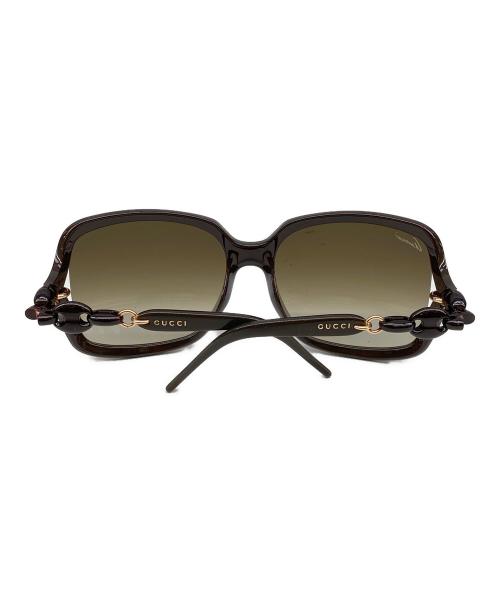 GUCCI（グッチ）GUCCI (グッチ) サングラス ブラウン サイズ:58?16の古着・服飾アイテム