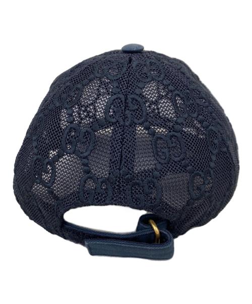 GUCCI（グッチ）GUCCI (グッチ) キャップ ブラック サイズ:M 57の古着・服飾アイテム