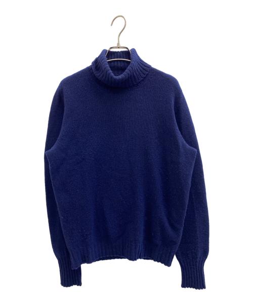 Drumohr（ドルモア）Drumohr (ドルモア) タートルネックニット ブルー サイズ:46の古着・服飾アイテム