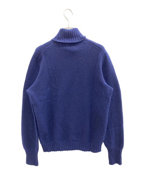 Drumohr（ドルモア）Drumohr (ドルモア) タートルネックニット ブルー サイズ:46の古着・服飾アイテム