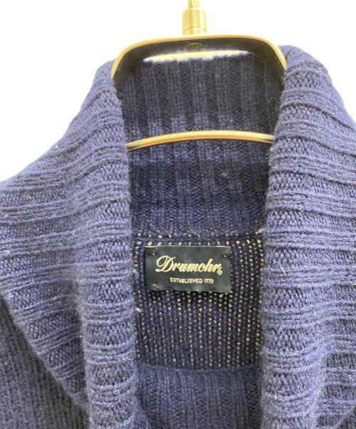 Drumohr（ドルモア）Drumohr (ドルモア) タートルネックニット ブルー サイズ:46の古着・服飾アイテム