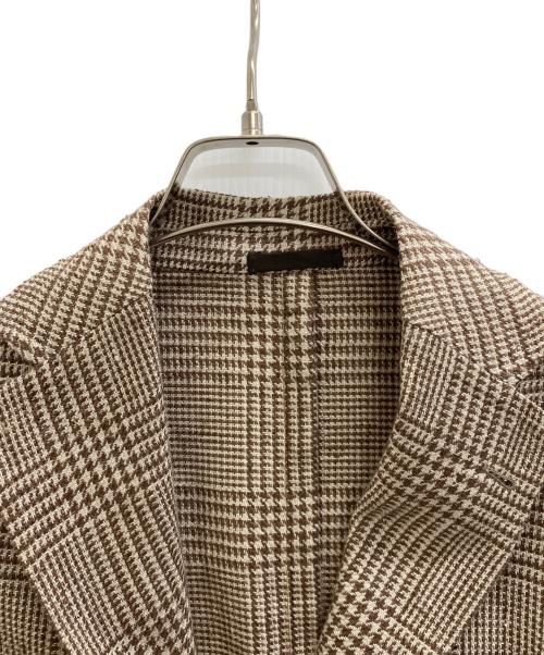 SANTORIO（サントーリオ）SANTORIO (サントーリオ) テーラードジャケット ブラウン サイズ:46の古着・服飾アイテム