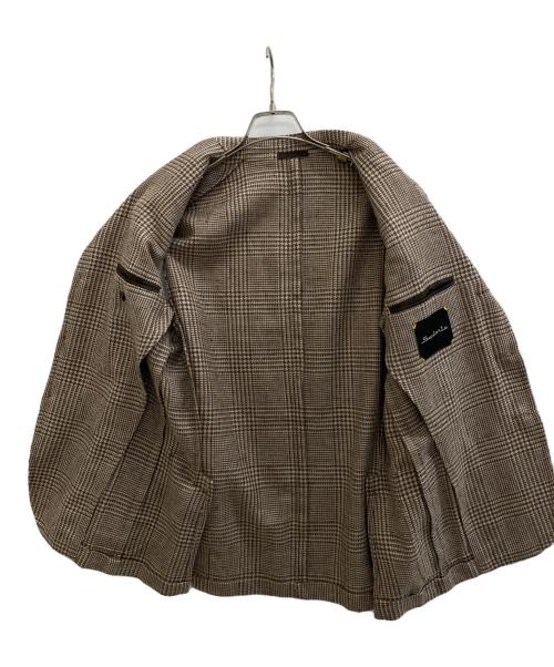 SANTORIO（サントーリオ）SANTORIO (サントーリオ) テーラードジャケット ブラウン サイズ:46の古着・服飾アイテム
