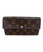 LOUIS VUITTONルイ ヴィトン）の古着「ポルトフォイユ・サラ」｜エベヌ