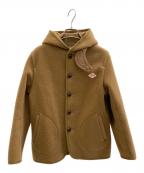 DANTONダントン）の古着「フーデッドジャケット」｜ブラウン