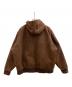 KAMIYA (カミヤ) 2023AW Boro Zip Hoodie ブラウン サイズ:M：43000円