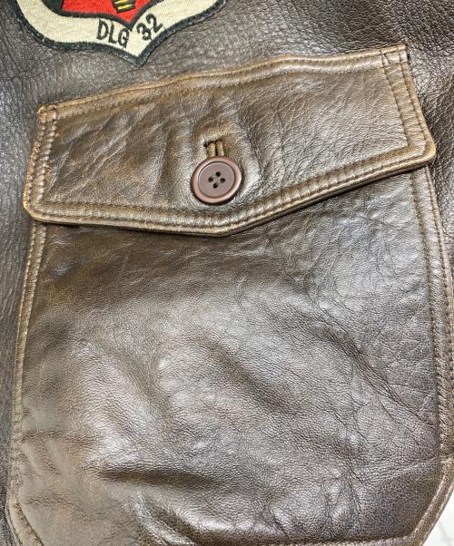 AVIREX（アヴィレックス）AVIREX (アヴィレックス) Ｇ-1フライトジャケット ブラウン サイズ:Lの古着・服飾アイテム