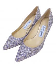 JIMMY CHOO（ジミーチュウ）の古着「ポインテッドトゥパンプス」｜シルバー