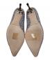 中古・古着 JIMMY CHOO (ジミーチュウ) ポインテッドトゥパンプス シルバー サイズ:34 1/2：18000円