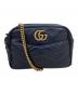 GUCCI（グッチ）の古着「GGマーモント キルティング ミニバッグ」｜ブラック