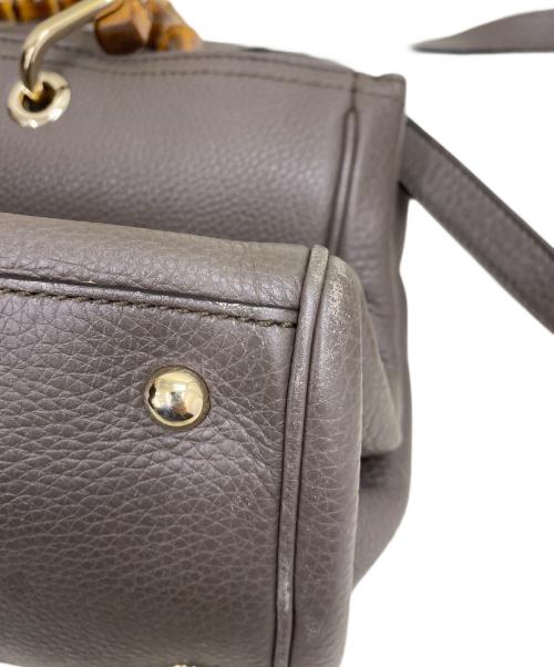 GUCCI（グッチ）GUCCI (グッチ) バンブー ショッパー ミディアム ブラウンの古着・服飾アイテム