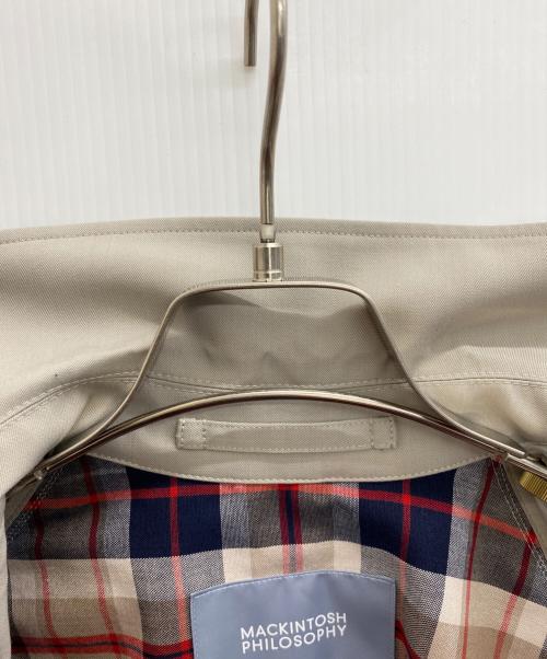 MACKINTOSH PHILOSOPHY（マッキントッシュ フィロソフィー）MACKINTOSH PHILOSOPHY (マッキントッシュ フィロソフィー) トレンチコート グレー サイズ:6の古着・服飾アイテム