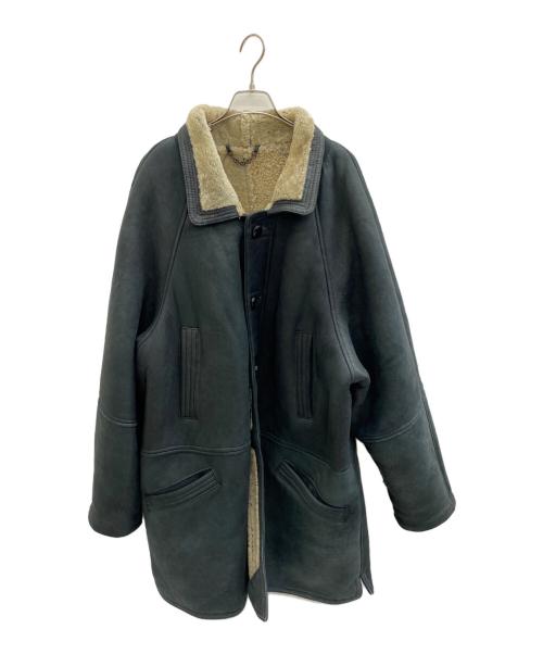 TEODEM（テオデム）TEODEM (テオデム) ムートンコート グリーン×ブラック サイズ:XLの古着・服飾アイテム
